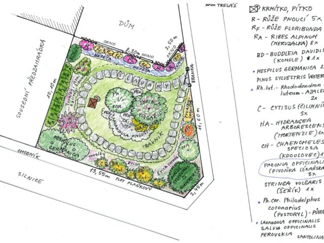 Můj první projekt, který jsem kreslil ještě během studia. Musel jsem si tenkrát vystačit s papírem, tužkou, okousaným trojúhelníkem s ryskou a pastelkami. Ach to byly časy!